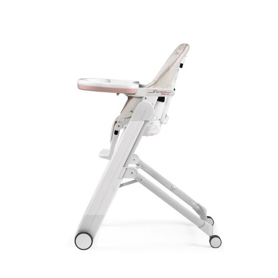 Scaun de masa 2 in 1 Peg Perego Siesta Follow Me, Aquarelle, Culoare: Roz - poza 4 - ExclusivMAG.ro
