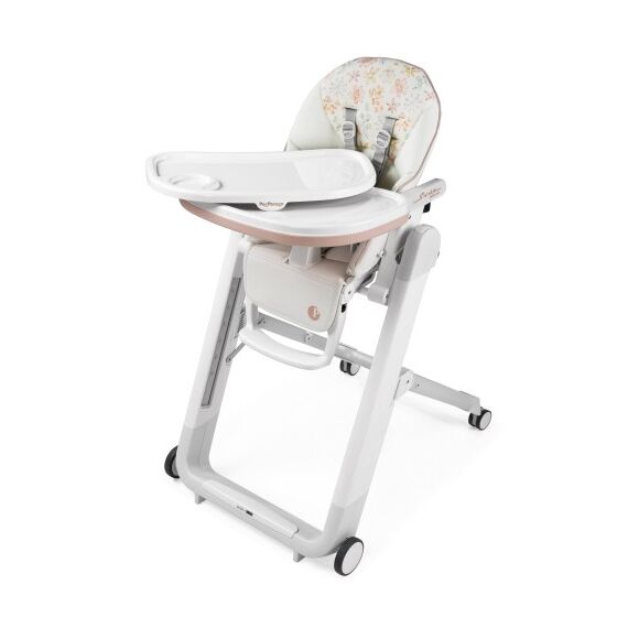 Scaun de masa 2 in 1 Peg Perego Siesta Follow Me, Aquarelle, Culoare: Roz - poza 2 - ExclusivMAG.ro