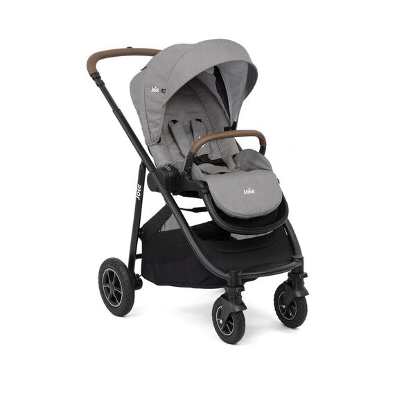 Carucior pentru copii multifunctional 3 in 1 Joie Versatrax Gray/i-Snug Lagoon, Culoare: Gri deschis - poza 4 - ExclusivMAG.ro