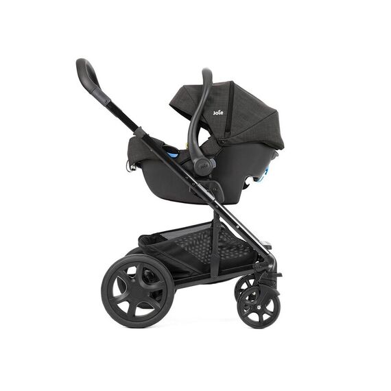 Carucior pentru copii multifunctional 3 in 1 Joie Chrome Dlx Pavement/ i-Gemm Shale, Culoare: Negru - poza 5 - ExclusivMAG.ro