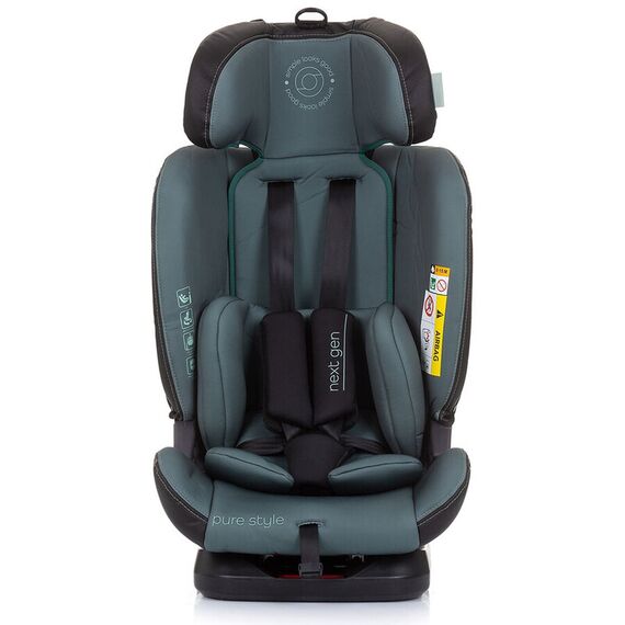 Scaun auto Chipolino Next Gen I-Size 40-150 cm aloe cu sistem Isofix, Culoare: Turcoaz, Grupa: 0-36kg (0 luni - 12 ani) - poza 4 - ExclusivMAG.ro