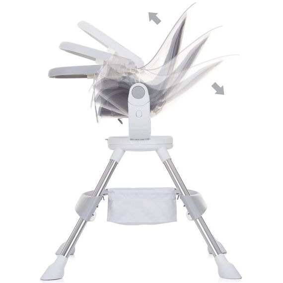 Scaun de masa cu sezut rotativ Chipolino Vision glacier, Culoare: Gri - poza 8 - ExclusivMAG.ro