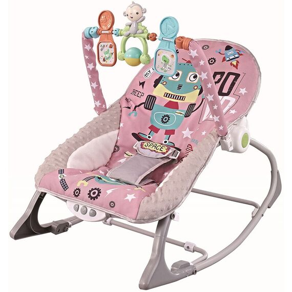 Scaunel balansoar Chipolino Baby Spa pink, Culoare: Roz - poza 2 - ExclusivMAG.ro
