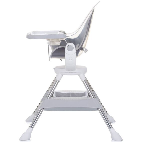 Scaun de masa cu sezut rotativ Chipolino Vision glacier, Culoare: Gri - poza 4 - ExclusivMAG.ro