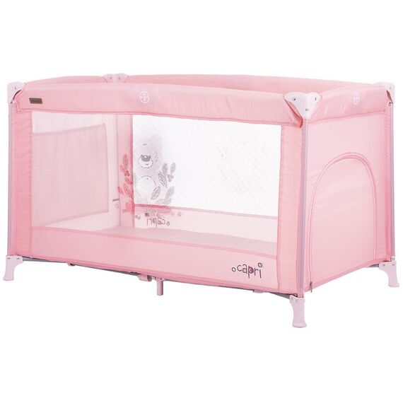 Patut pliabil Chipolino Capri rose water, Culoare: Roz, Dimensiuni: 120x60 - poza 2 - ExclusivMAG.ro