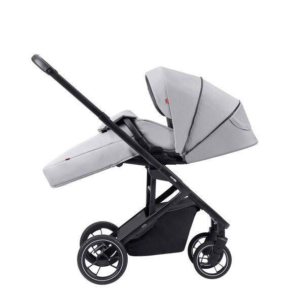 Carucior troller reversibil (max. 22 Kg) Carrello ALFA 2 in 1 Feather Grey, Culoare: Gri deschis, Model: 2 in 1 - poza 5 - ExclusivMAG.ro