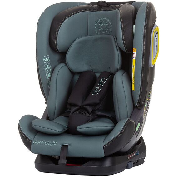 Scaun auto Chipolino Next Gen I-Size 40-150 cm aloe cu sistem Isofix, Culoare: Turcoaz, Grupa: 0-36kg (0 luni - 12 ani) - poza 2 - ExclusivMAG.ro