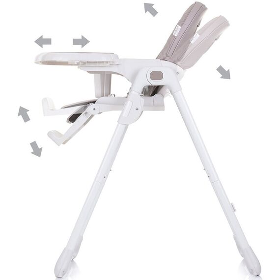 Scaun de masa Chipolino Eat Up sand, Culoare: Crem - poza 6 - ExclusivMAG.ro