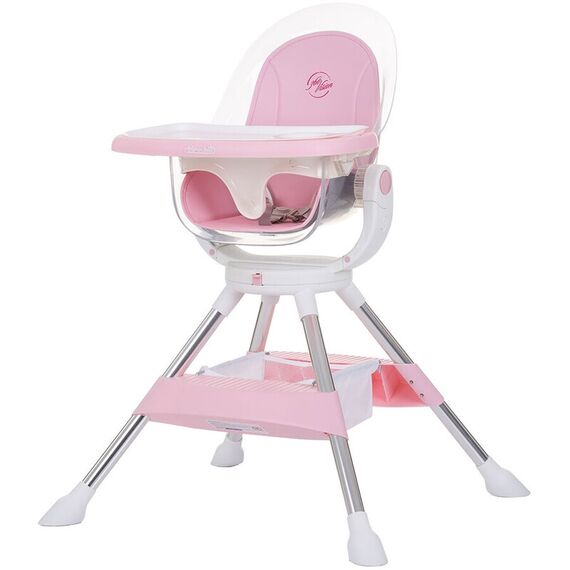 Scaun de masa cu sezut rotativ Chipolino Vision rose water, Culoare: Roz - poza 2 - ExclusivMAG.ro