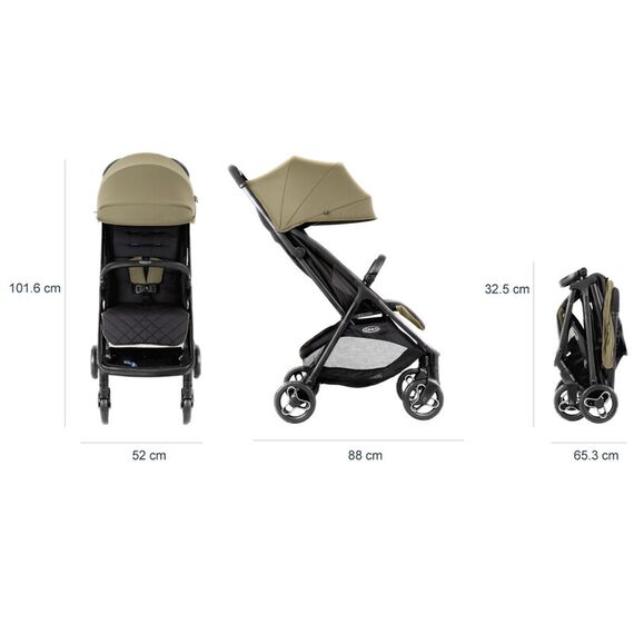 Carucior Graco Myavo Clover, Culoare: Verde - poza 5 - ExclusivMAG.ro