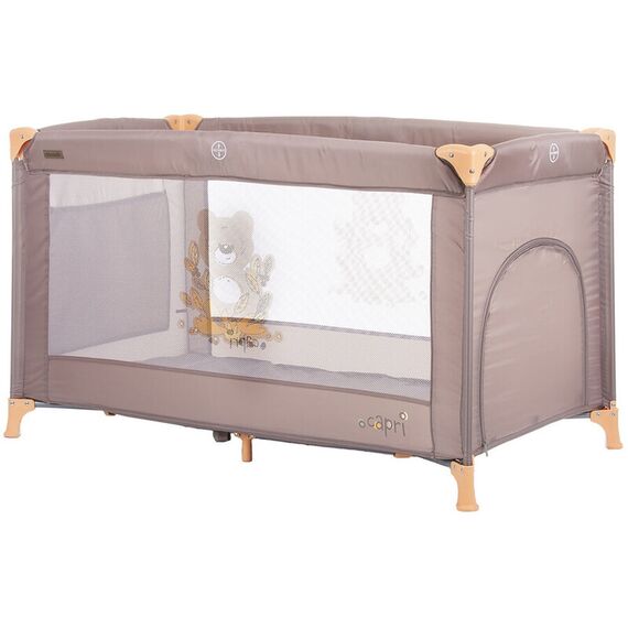 Patut pliabil Chipolino Capri sand, Culoare: Crem, Dimensiuni: 120x60 - poza 2 - ExclusivMAG.ro