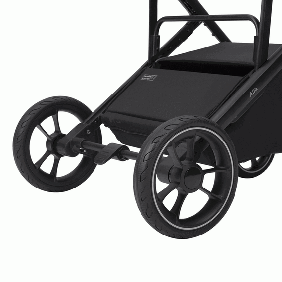 Carucior troller reversibil (max. 22 Kg) Carrello ALFA 2 in 1 Graphite Grey, Culoare: Gri, Model: 2 in 1 - poza 6 - ExclusivMAG.ro