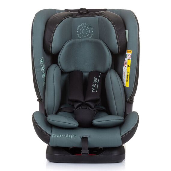 Scaun auto Chipolino Next Gen I-Size 40-150 cm aloe cu sistem Isofix, Culoare: Turcoaz, Grupa: 0-36kg (0 luni - 12 ani) - poza 3 - ExclusivMAG.ro
