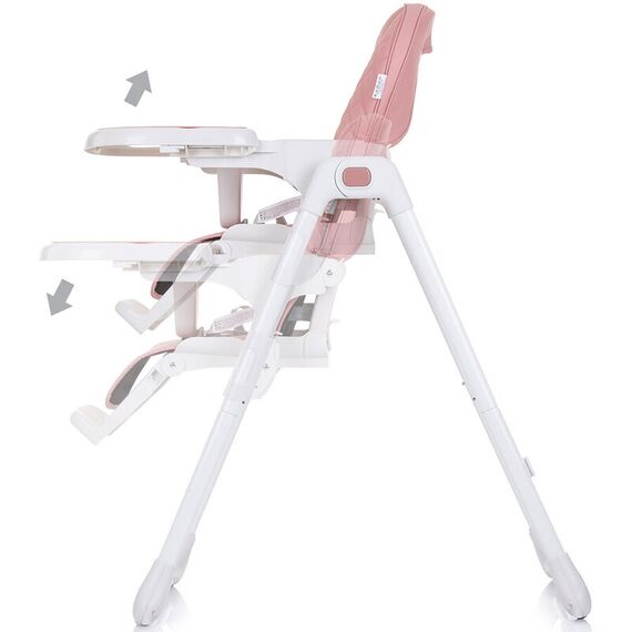 Scaun de masa Chipolino Eat Up rose water, Culoare: Roz - poza 5 - ExclusivMAG.ro