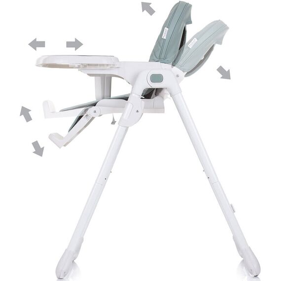 Scaun de masa Chipolino Eat Up aloe, Culoare: Blue - poza 6 - ExclusivMAG.ro