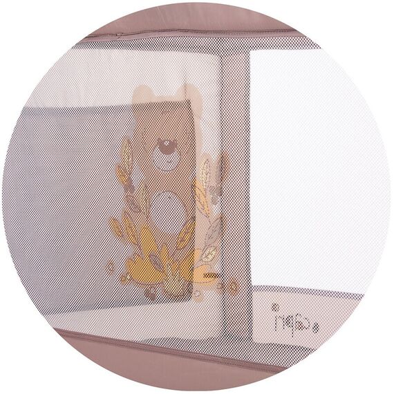 Patut pliabil Chipolino Capri sand, Culoare: Crem, Dimensiuni: 120x60 - poza 4 - ExclusivMAG.ro
