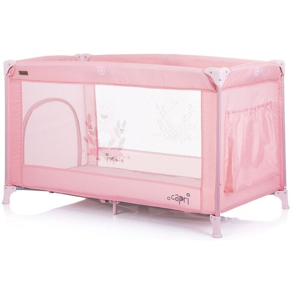 Patut pliabil Chipolino Capri rose water, Culoare: Roz, Dimensiuni: 120x60 - poza 3 - ExclusivMAG.ro