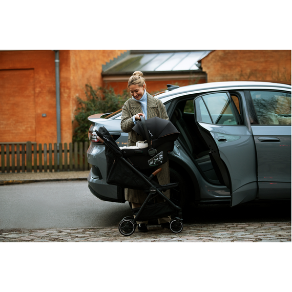 Scoica auto cu ISOFIX integrat Nuna PIPA urbn Caviar, nastere - 75 cm, testata inclusiv la impact lateral, conform ECE R129, Culoare: Negru, Grupa: 0-13kg (0 luni - 12 luni) - poza 10 - ExclusivMAG.ro