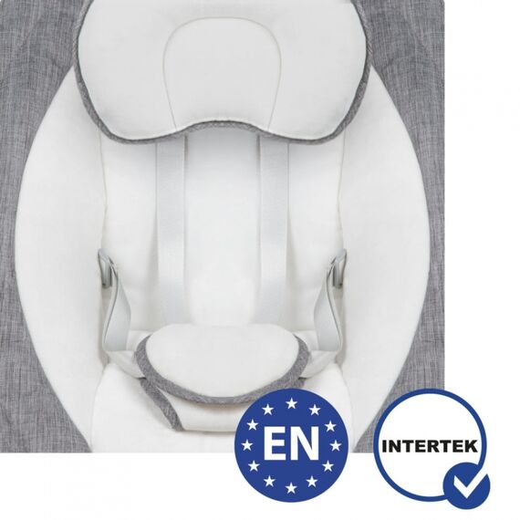 Leagan electric 2 in 1 Kidwell Luxi - Melange, Culoare: Gri - poza 9 - ExclusivMAG.ro