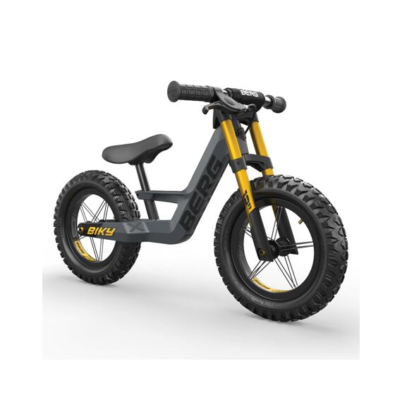 Bicicleta fara pedale BERG Biky Cross Gri cu Frana de Mana, Culoare: Gri  - ExclusivMAG.ro