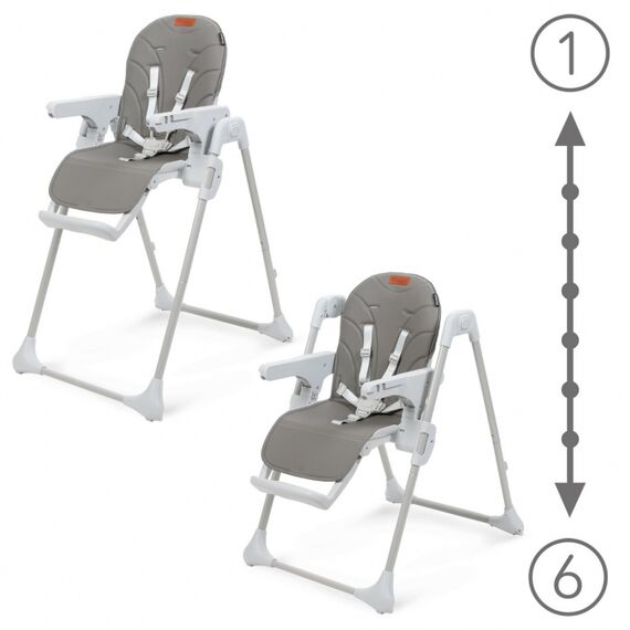 Scaun de masa multifunctional Kidwell BENO Gray, Culoare: Gri - poza 7 - ExclusivMAG.ro