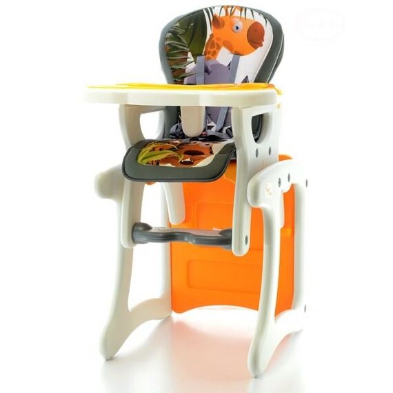 Scaun de masa multifunctional EURObaby HB-GY01 Portocaliu, Culoare: Portocaliu  - ExclusivMAG.ro