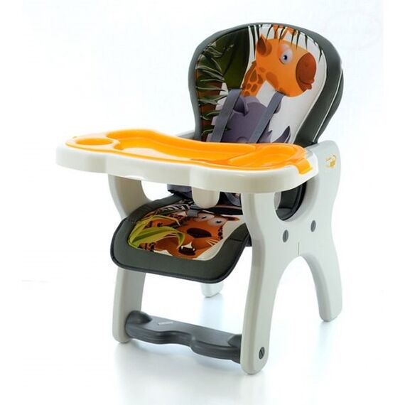 Scaun de masa multifunctional EURObaby HB-GY01 Portocaliu, Culoare: Portocaliu - poza 2 - ExclusivMAG.ro