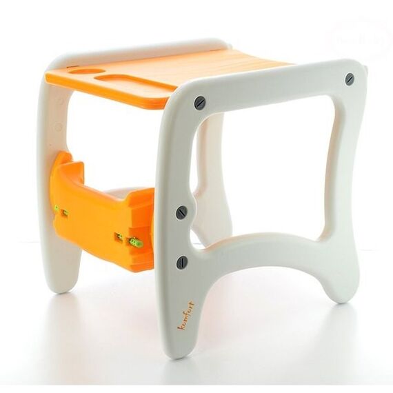 Scaun de masa multifunctional EURObaby HB-GY01 Portocaliu, Culoare: Portocaliu - poza 3 - ExclusivMAG.ro
