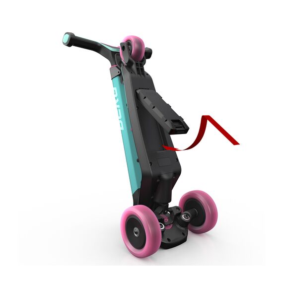 Trotineta BERG Nexo Rosu Pliabila cu Lumini si Magnet, Culoare: Rosu - poza 5 - ExclusivMAG.ro