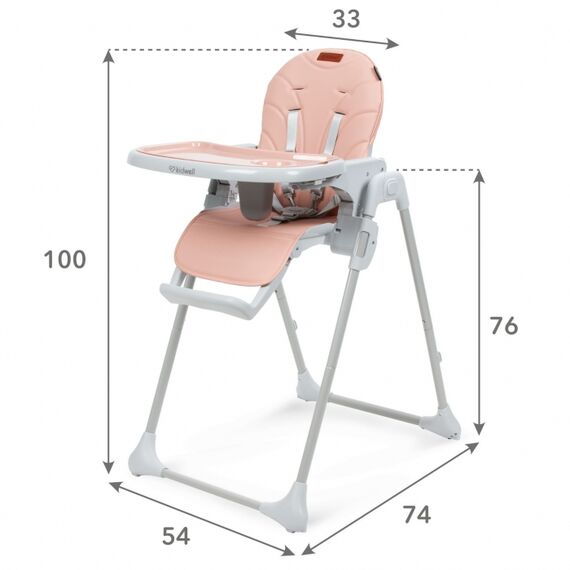 Scaun de masa multifunctional Kidwell BENO Pink, Culoare: Roz - poza 9 - ExclusivMAG.ro