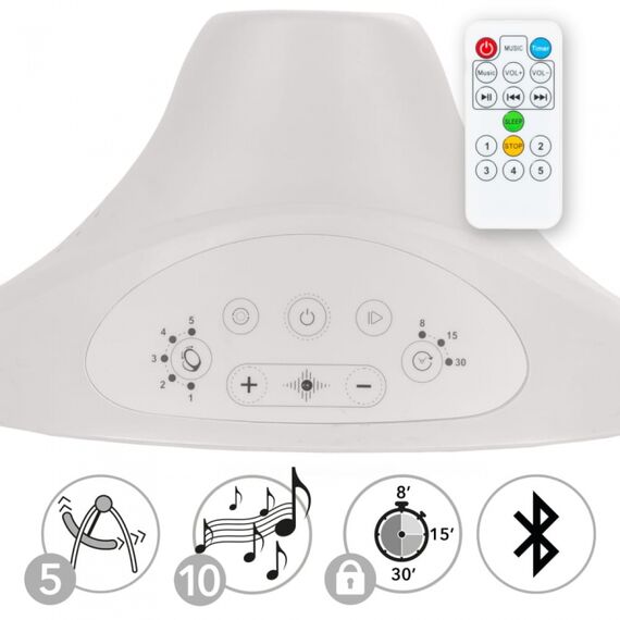 Leagan electric 2 in 1 Kidwell Luxi - Light Melange, Culoare: Gri deschis - poza 6 - ExclusivMAG.ro