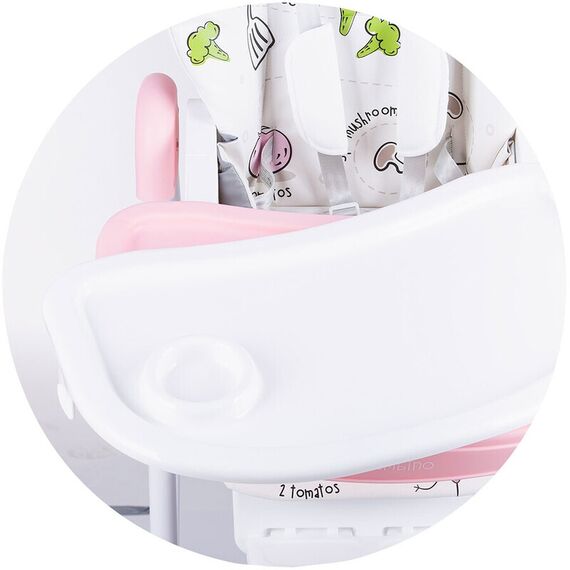 Scaun de masa Chipolino Bambino rose water, Culoare: Roz - poza 8 - ExclusivMAG.ro