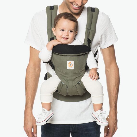 Marsupiu Omni 360 Khaki Green Ergobaby - poza 3 - ExclusivMAG.ro