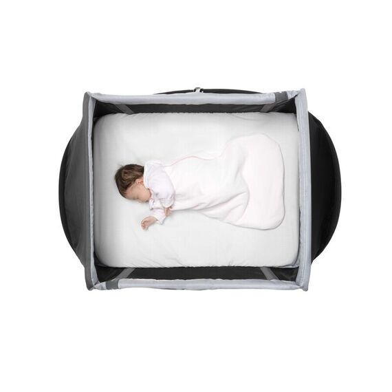Patut Pliant Pop Up White Grey Rock Aeromoov, Culoare: Gri, Dimensiuni: 120x60 - poza 4 - ExclusivMAG.ro