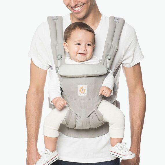 Marsupiu Omni 360 Perl Grey Ergobaby, Culoare: Gri - poza 3 - ExclusivMAG.ro