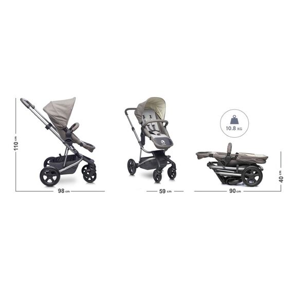 Carucior Easywalker Harvey2 Ocean Blue, Culoare: Blue - poza 4 - ExclusivMAG.ro