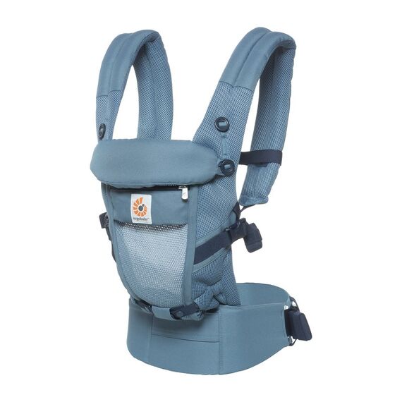 Marsupiu Adapt Cool Air Mesh Oxford Blue Ergobaby, Culoare: Blue  - ExclusivMAG.ro