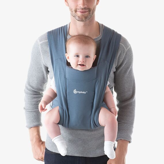 Marsupiu Embrace Oxford Blue Ergobaby, Culoare: Blue - poza 2 - ExclusivMAG.ro