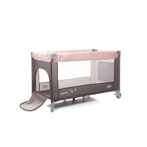 Patut pliabil 4Baby ROYAL Roz, Culoare: Roz, Dimensiuni: 120x60 - poza 3 - ExclusivMAG.ro