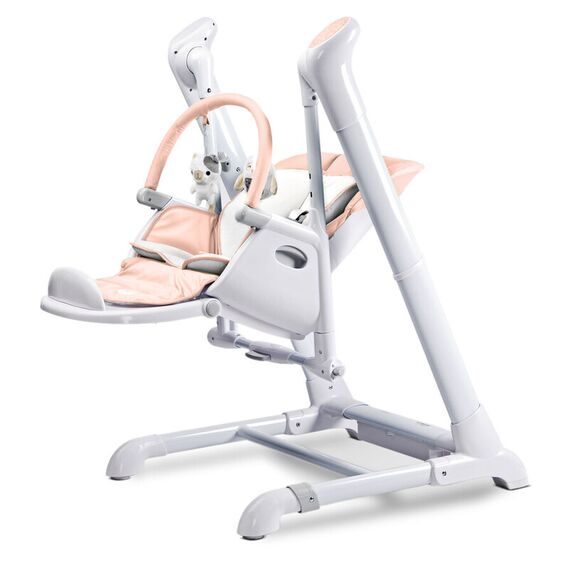 Scaun de masa cu leagan electric Caretero INDIGO 2 in 1 Pink, Culoare: Roz - poza 9 - ExclusivMAG.ro