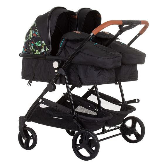 Carucior gemeni Chipolino Duo Smart 2 in 1 exotic, Culoare: Multicolor  - ExclusivMAG.ro