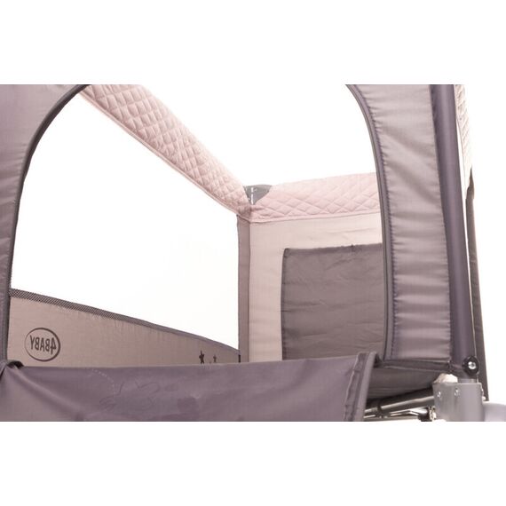 Patut pliabil 4Baby ROYAL Roz, Culoare: Roz, Dimensiuni: 120x60 - poza 11 - ExclusivMAG.ro