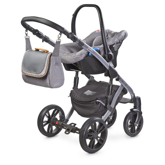 Scaun auto Camini MUSCA 0-10 Kg Grafit, Culoare: Gri, Grupa: 0-13kg (0 luni - 12 luni) - poza 2 - ExclusivMAG.ro