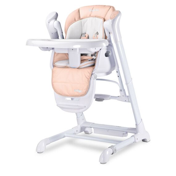 Scaun de masa cu leagan electric Caretero INDIGO 2 in 1 Pink, Culoare: Roz  - ExclusivMAG.ro