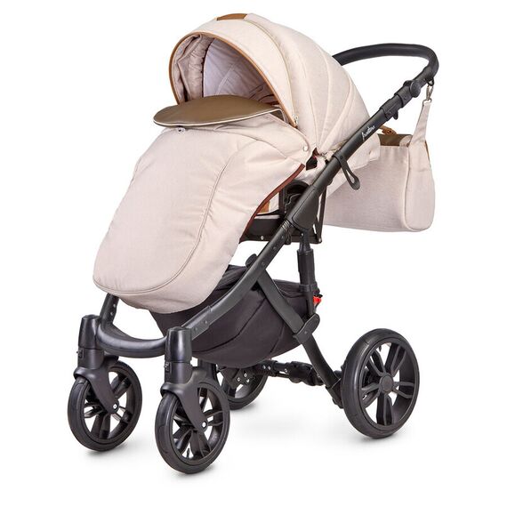 Carucior Camini FRONTERA 2 in 1 Bej, Culoare: Crem - poza 3 - ExclusivMAG.ro