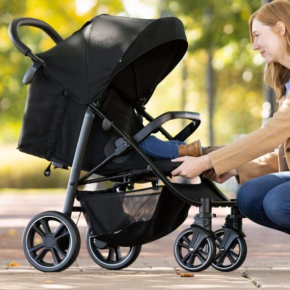 Carucior Graco EeZeFold Midnight, Culoare: Negru, Model: sport - poza 9 - ExclusivMAG.ro