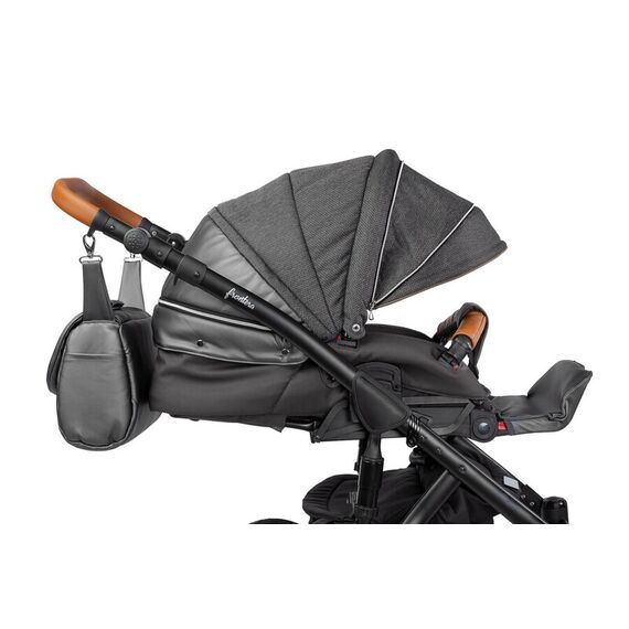 Carucior Camini FRONTERA 2 in 1 Silver, Culoare: Gri/Negru - poza 8 - ExclusivMAG.ro