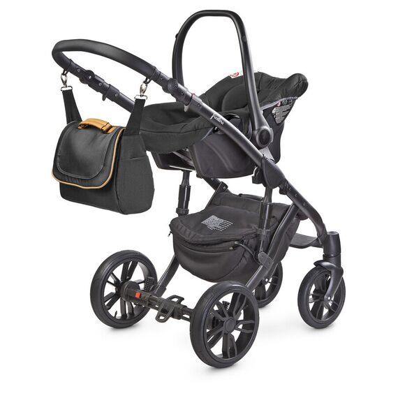 Scaun auto Camini MUSCA 0-10 Kg Negru, Culoare: Negru, Grupa: 0-13kg (0 luni - 12 luni) - poza 2 - ExclusivMAG.ro