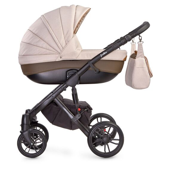 Carucior Camini FRONTERA 2 in 1 Bej, Culoare: Crem - poza 4 - ExclusivMAG.ro