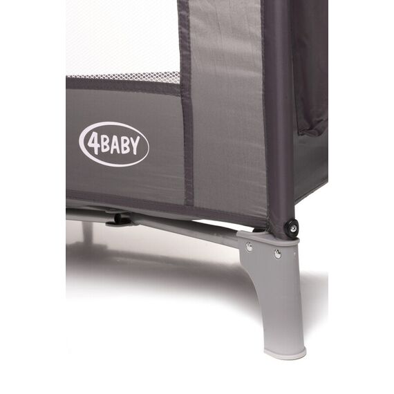 Patut pliabil 4Baby ROYAL Gri, Culoare: Gri, Dimensiuni: 120x60 - poza 3 - ExclusivMAG.ro